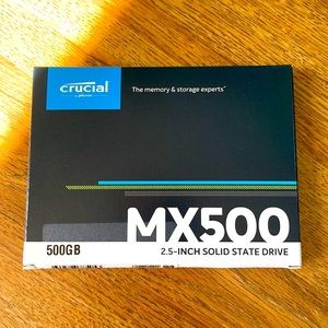 Crucial MX 500 GB 2 1/2 inch solid Slate Drive